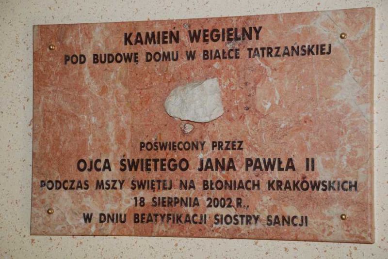 Kamień węgielny DPS Białka Tatrzańska